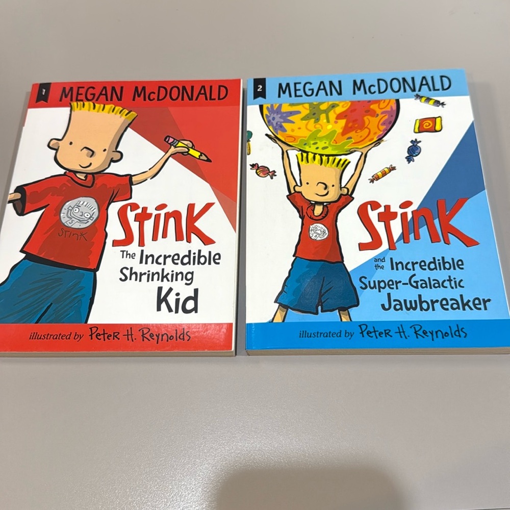 Stink by Megan McDonald, books 1 & 2